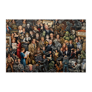 The Ultimate Cinema Legend: IMDb Top 100 Tribute Acrylic Print
