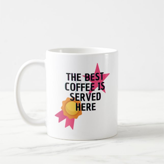 The Ultimate Coffee Experience" | Exquisite Mug (Left)