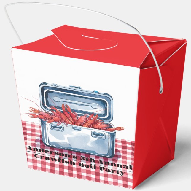 The Ultimate Crawfish Boil: A Southern Tradition  Favor Boxes (Back)