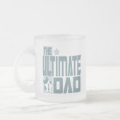 The Ultimate Dad Gear Frosted Glass Coffee Mug (Left)
