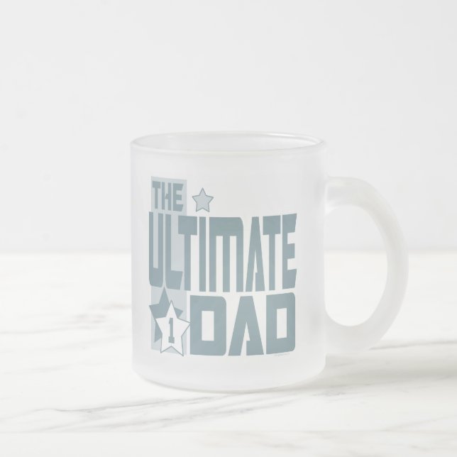 The Ultimate Dad Gear Frosted Glass Coffee Mug (Right)