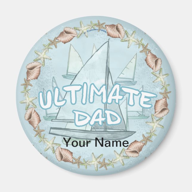  The Ultimate Dad  Magnet (Front)