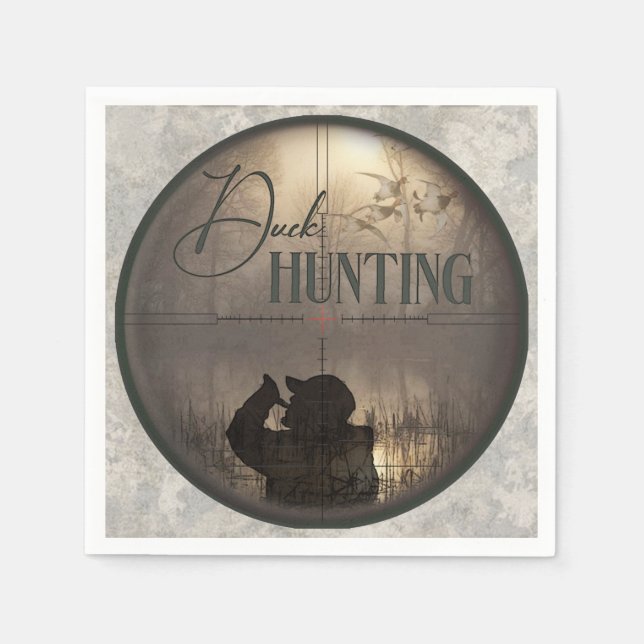 The ultimate duck hunting     napkins (Front)