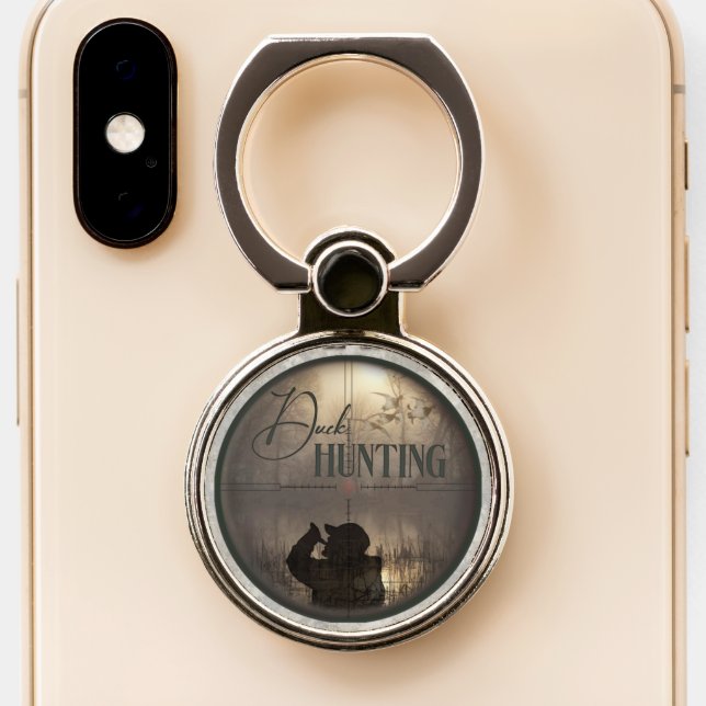 The ultimate duck hunting  phone ring stand (Close Up)