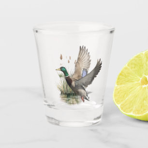 The ultimate duck hunting   shot glass