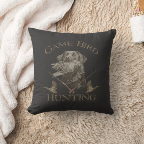 The ultimate duck hunting throw pillow