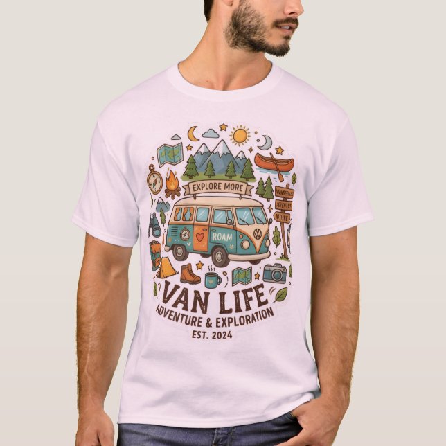 The Ultimate Explorer Sticker DesignT-Shirt T-Shirt (Front)