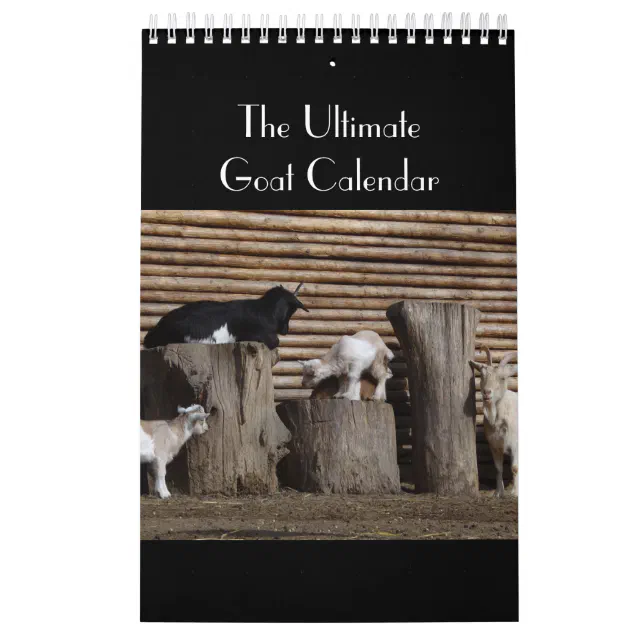 The Ultimate Goat Calendar Zazzle