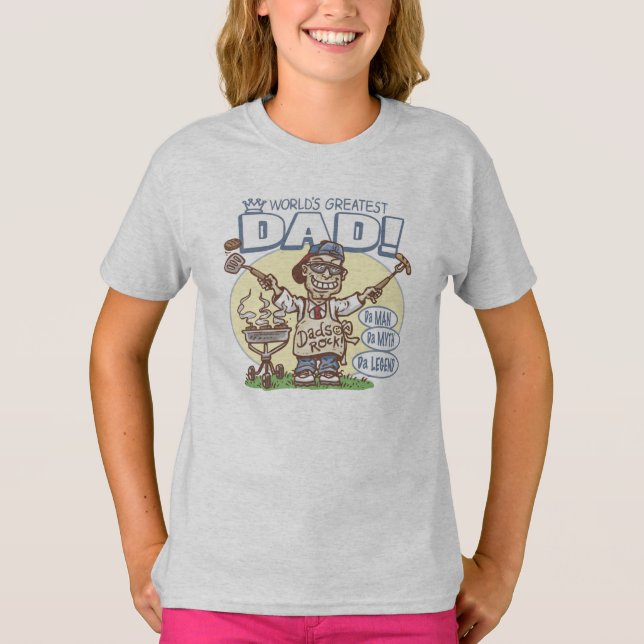 The Ultimate Grill Dad Gear T-Shirt (Front)