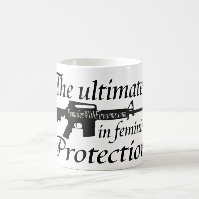 The ultimate in feminine protection mug (Center)