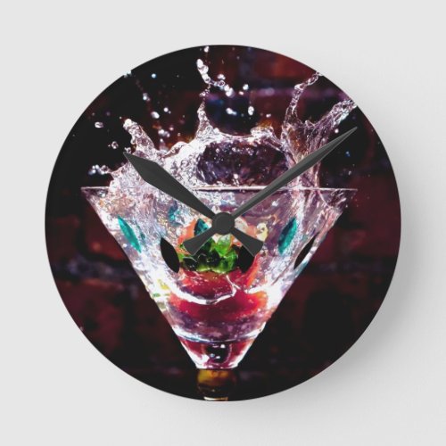 THE ULTIMATE KICK IT UP COCKTAIL  BAR CLOCK