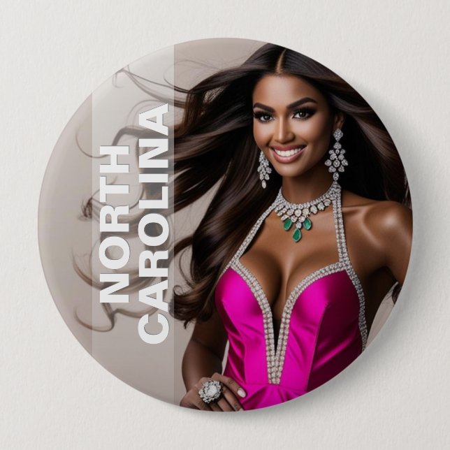 The Ultimate Pageant Button Pin (Front)