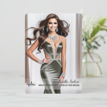 The Ultimate Pageant Promo Card - Portrait