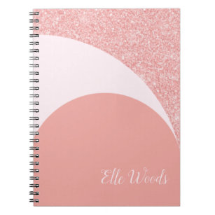 The Ultimate Pageant Workbook - Rose Gold Gltz Notebook
