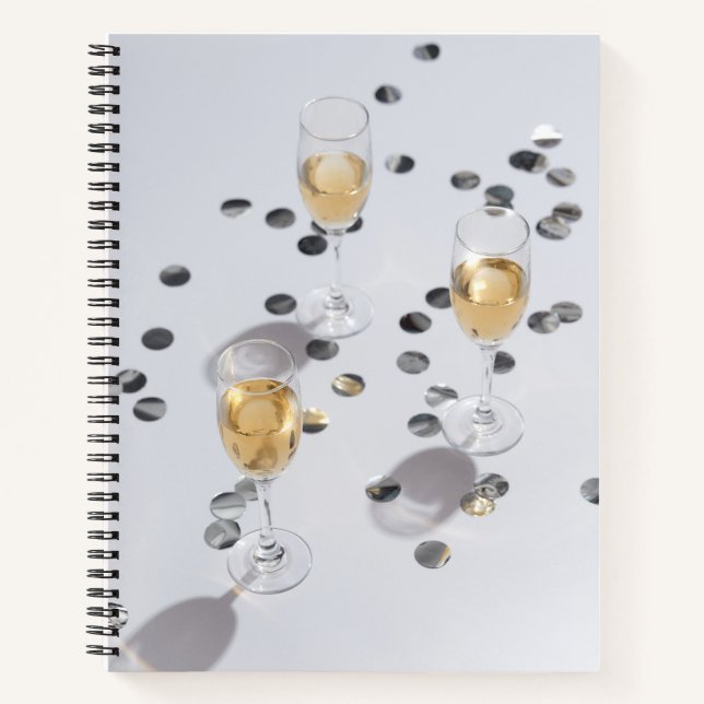 The Ultimate Party Planner – 8.5" x 11" Spiral Notebook (Front)