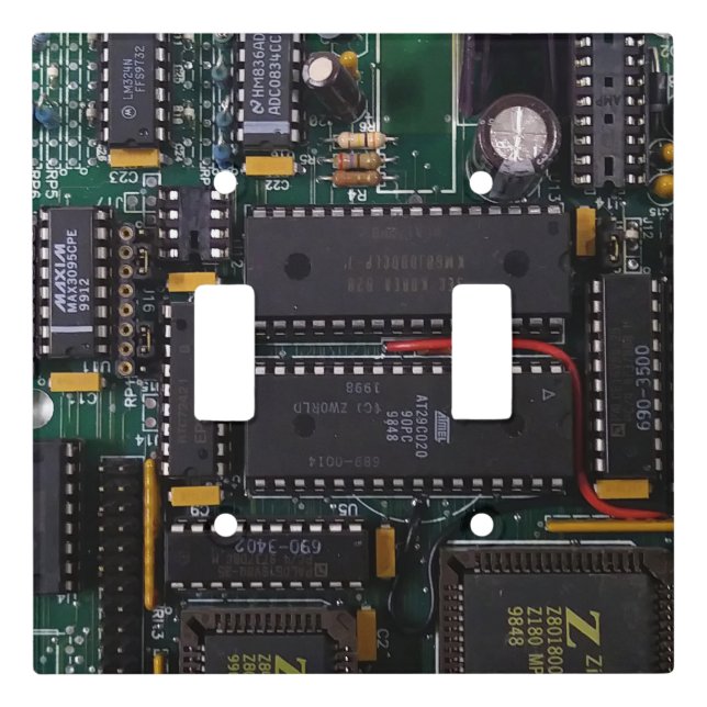 The Ultimate PCB Double Light Switch Cover (Front)