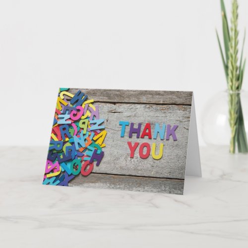 THE ULTIMATE THANK YOU CARD CARD