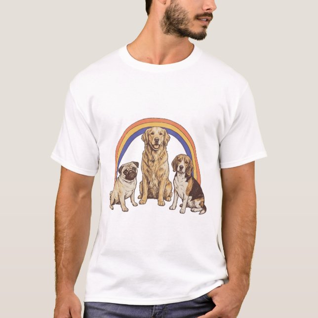The Ultimate Trio of Joy! 🐾 T-Shirt (Front)
