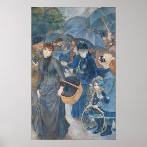 The Umbrellas by Pierre_Auguste Renoir 18411919 Poster