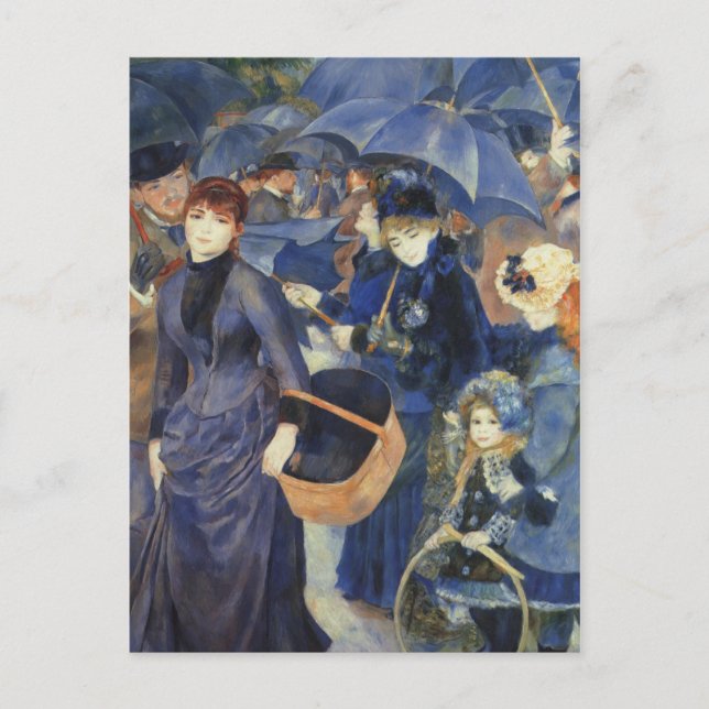 The Umbrellas by Renoir Postcard (Front)