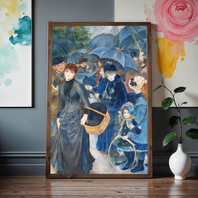 The umbrellas, Pierre Auguste Renoir Art Poster (Creator Uploaded)