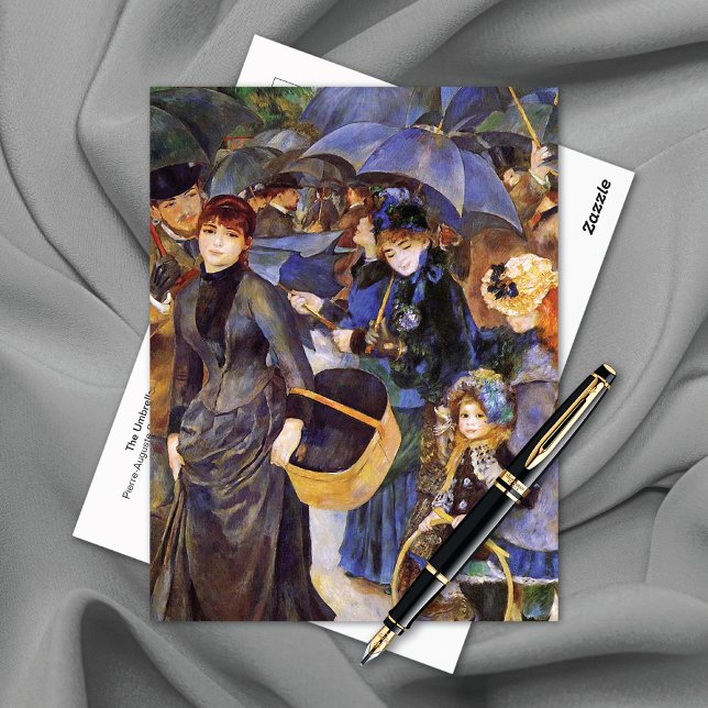 The Umbrellas Pierre-Auguste Renoir Postcard (Creator Uploaded)