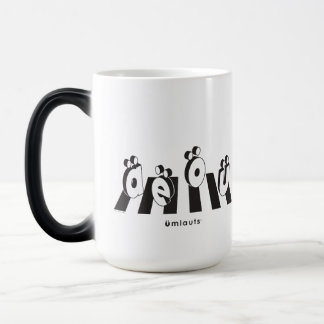 “The Umlauts™ Crossing Over” Color Morph Mug