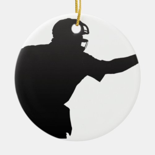 The Umpire Ceramic Ornament