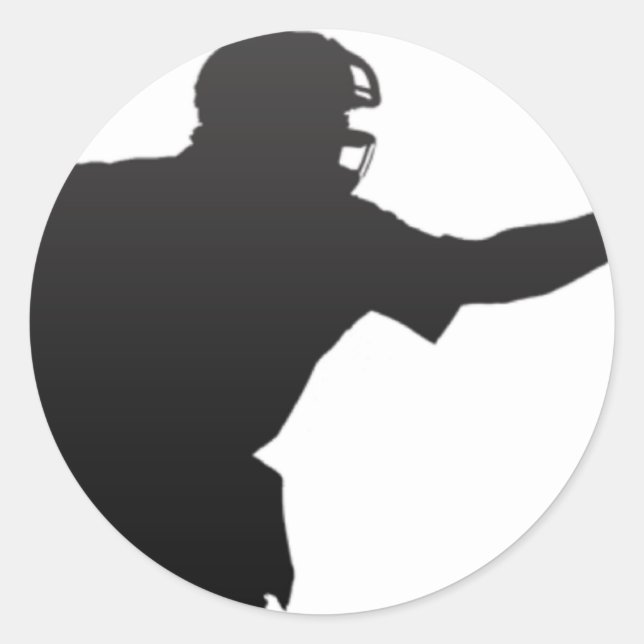 The Umpire Classic Round Sticker (Front)