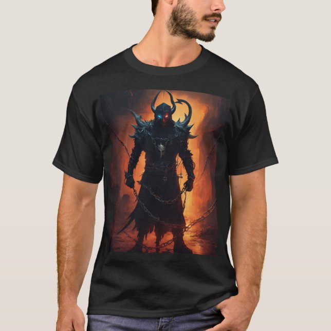The Unchained Demon: A Tale of Terror T-Shirt (Front)