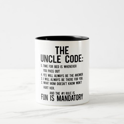 The Uncle Code Two_Tone Coffee Mug