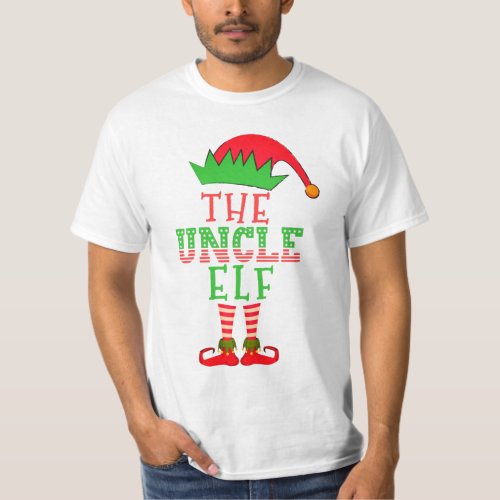 The Uncle Elf Christmas Family Matching Pajama T_S T_Shirt