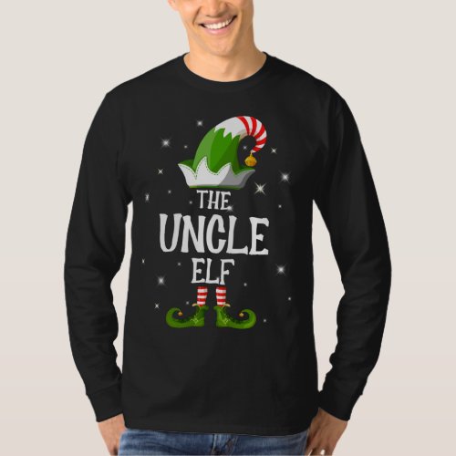 The Uncle Elf Family Matching Group Christmas T_Shirt
