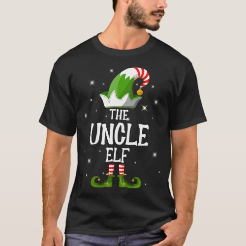 The Uncle Elf Family Matching Group Christmas T_Shirt