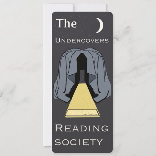 The undercovers reading society bookmark