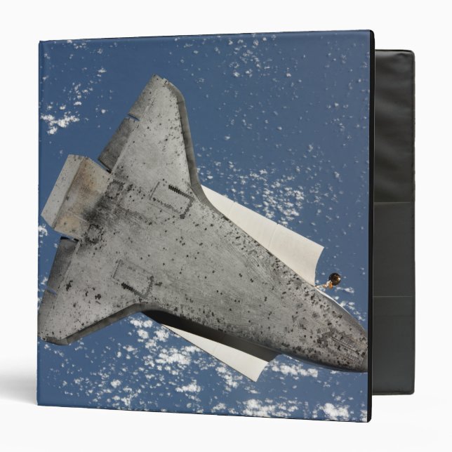 The underside of space shuttle Discovery 2 Binder (Front/Inside)