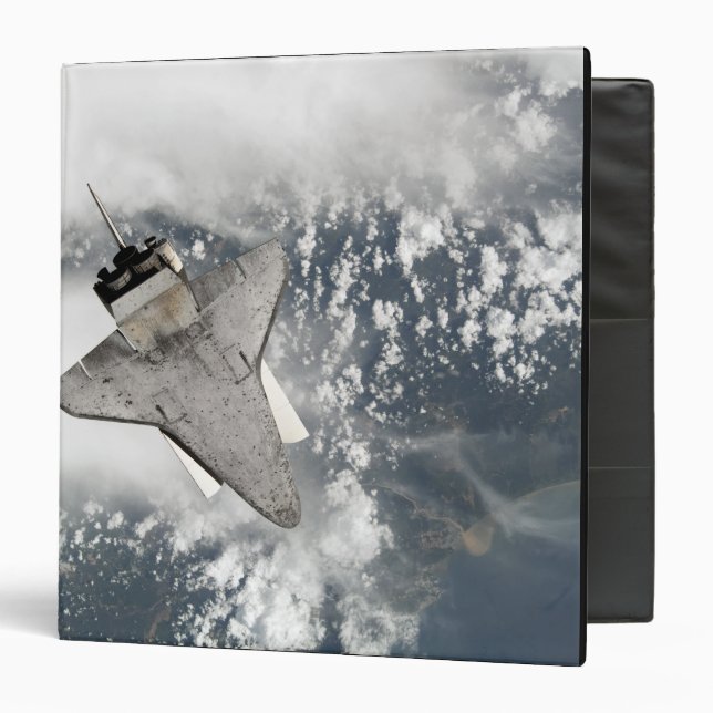 The underside of space shuttle Discovery Binder (Front/Inside)