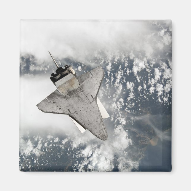 The underside of space shuttle Discovery Magnet (Front)