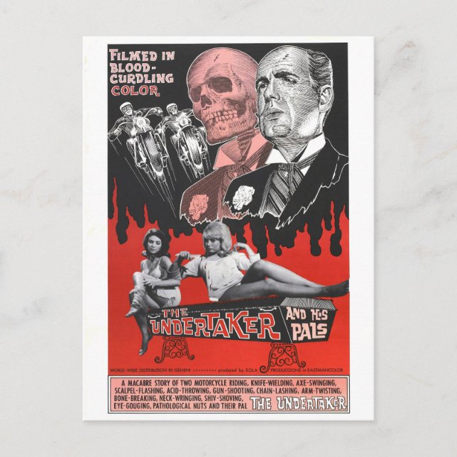 THE UNDERTAKER AND HIS PALS POSTCARD (Front)