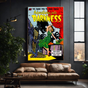 The Undying Man Horror Comics Framed Art