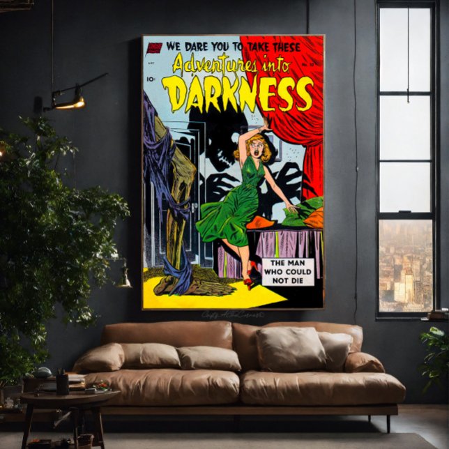 The Undying Man Horror Comics Framed Art (Creator Uploaded)