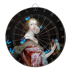 The Unexpected Arrival of Blue Butterflies Dart Board