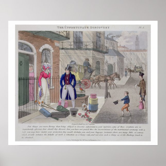 The Unfortunate Discovery, from 'Fashionable Bores Poster (Front)