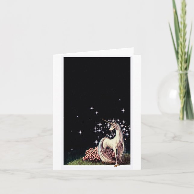 The Unicorn Greeting Card (Front)