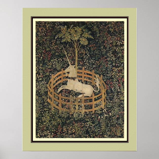 "The Unicorn in Captivity" ca. 1495-1505 Poster (Front)