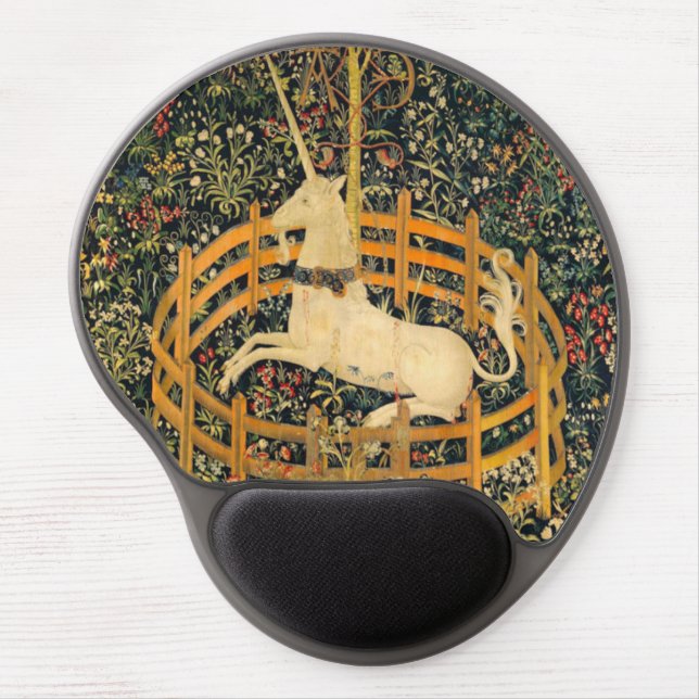 The Unicorn in Captivity Gel Mouse Pad (Front)