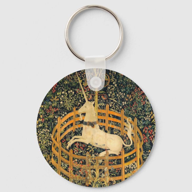 The Unicorn in Captivity Keychain (Front)
