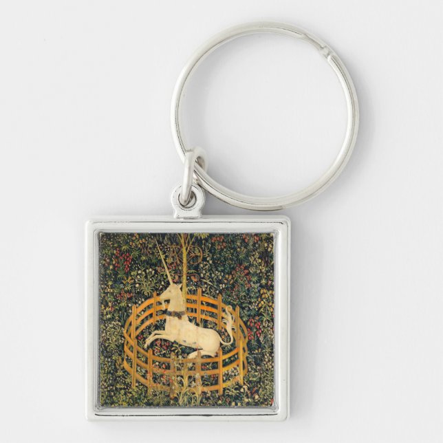 The Unicorn in Captivity Keychain (Front)