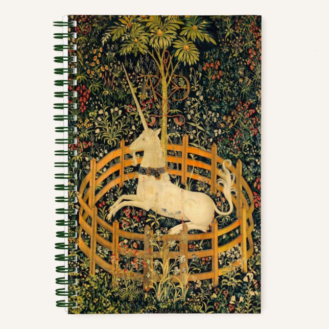 The Unicorn in Captivity Notebook (Front)