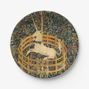 The Unicorn in Captivity Paper Plates